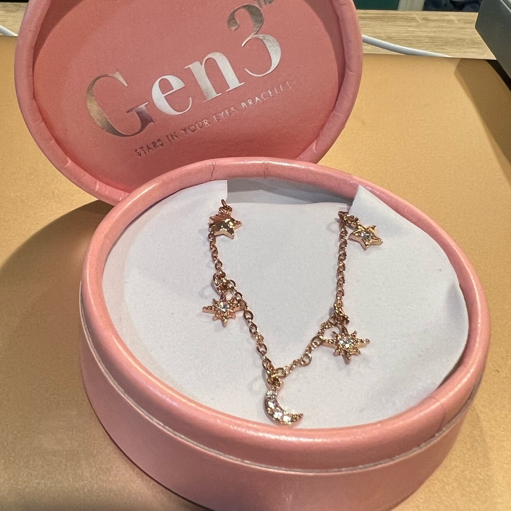 Genuine Gold Plated Charm Bracelet